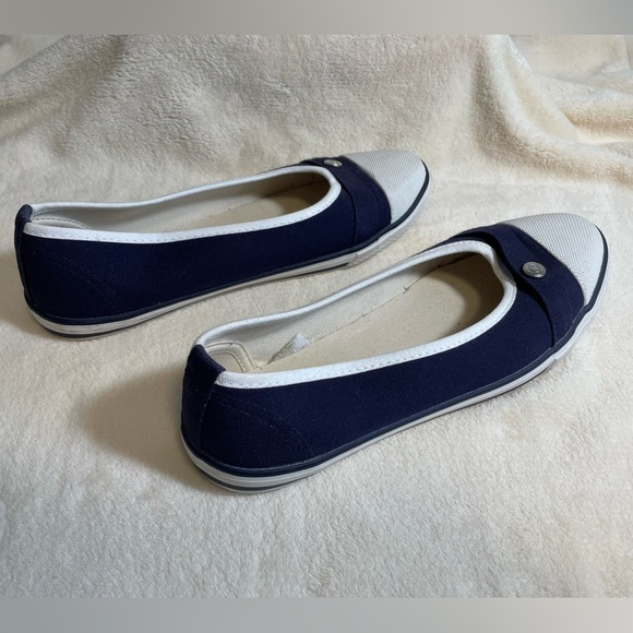 Longchamp Blue canvas flats/loafers - Picture 3 of 3